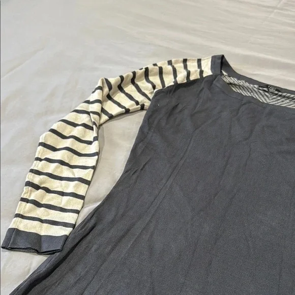 Tart Black and Cream Long Sleeve Sheath Dress - Picture 3 of 4